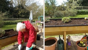 Braintree care home Residents create gardening area for the future